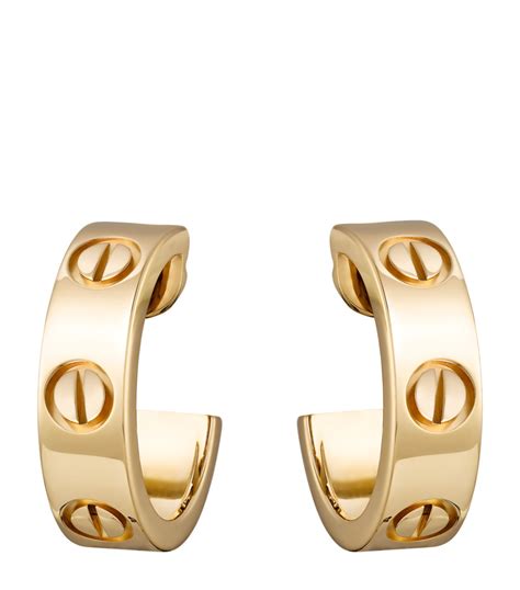 Cartier small hoop earrings